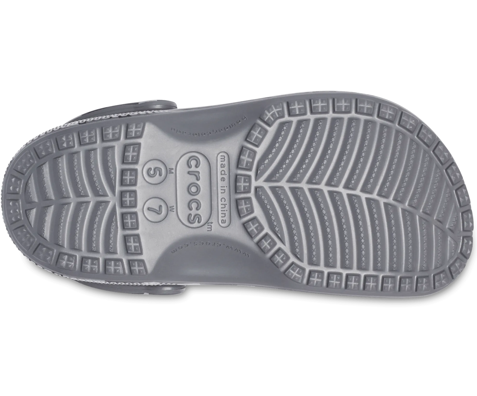 Crocs Unisex Classic Printed Camo Clog - Slate Grey / Multi