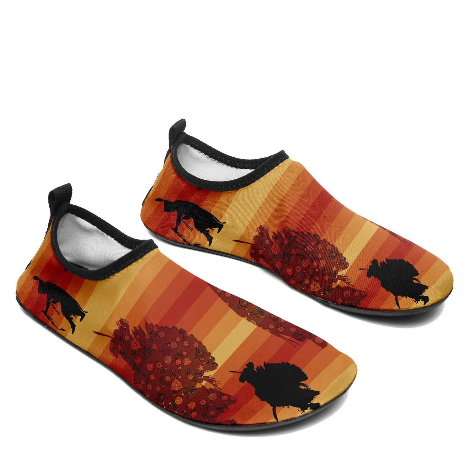 Dancers Brown Kid's Sockamoccs Slip On Shoes