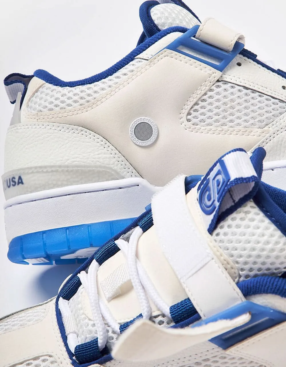 DC JS 1 Skate Shoes - White/Blue