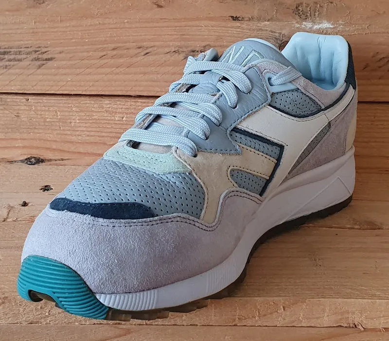 Diadora x End V7000 Low Suede Trainers UK7/US7.5/EU40.5 90195 Blue/Yellow