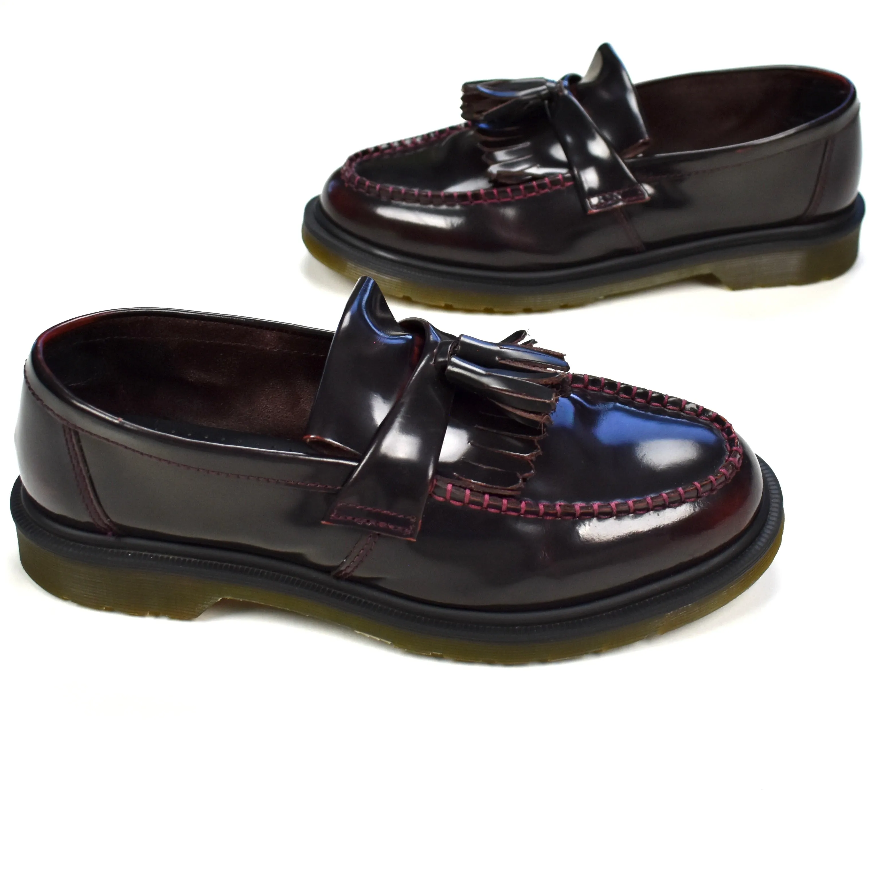 Dr. Martens - Cherry Red Adrian Tassel Loafers