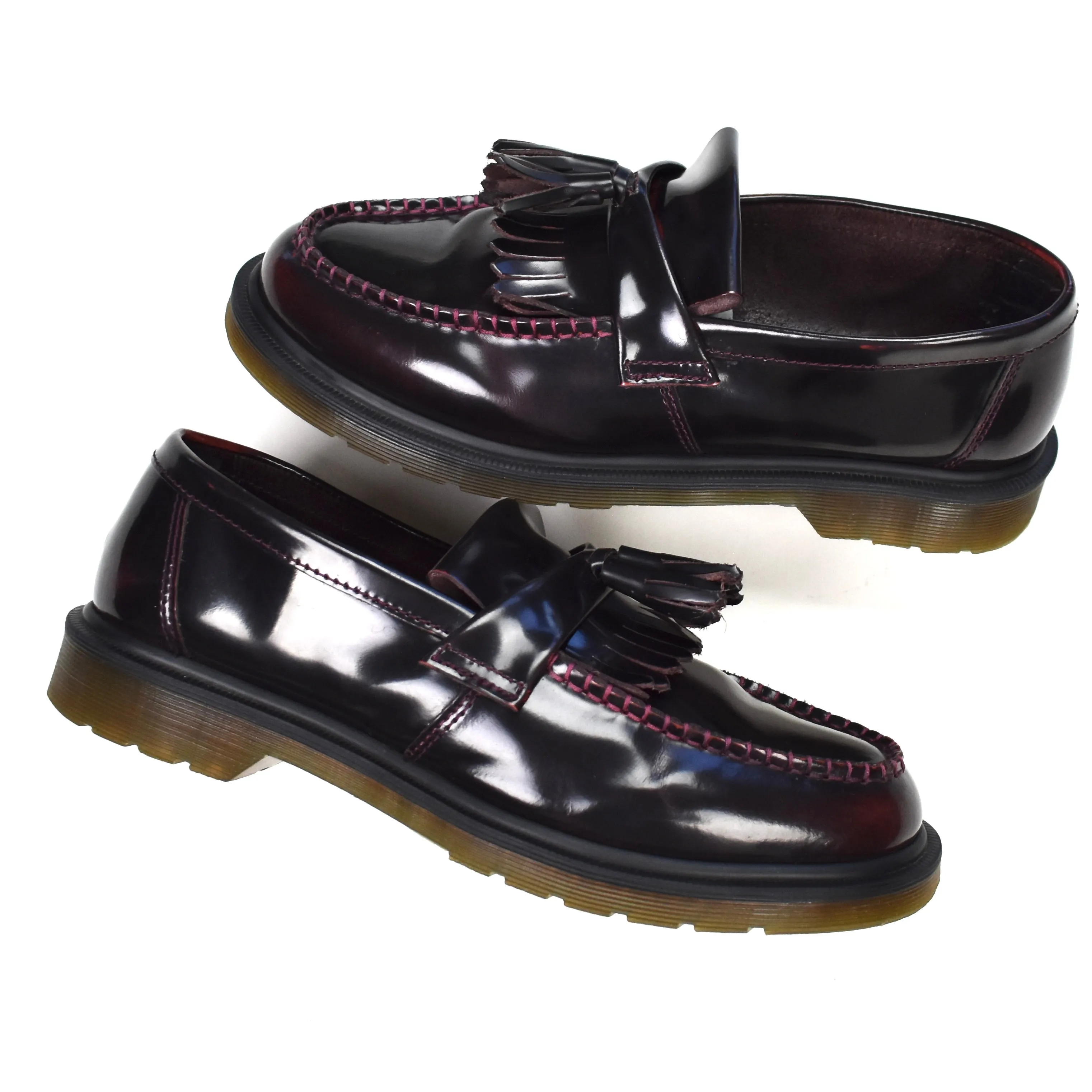 Dr. Martens - Cherry Red Adrian Tassel Loafers