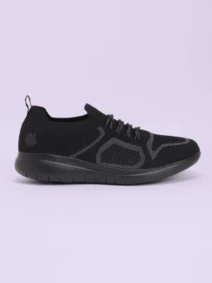 EZ  Pace Men's Walking Shoes - Black