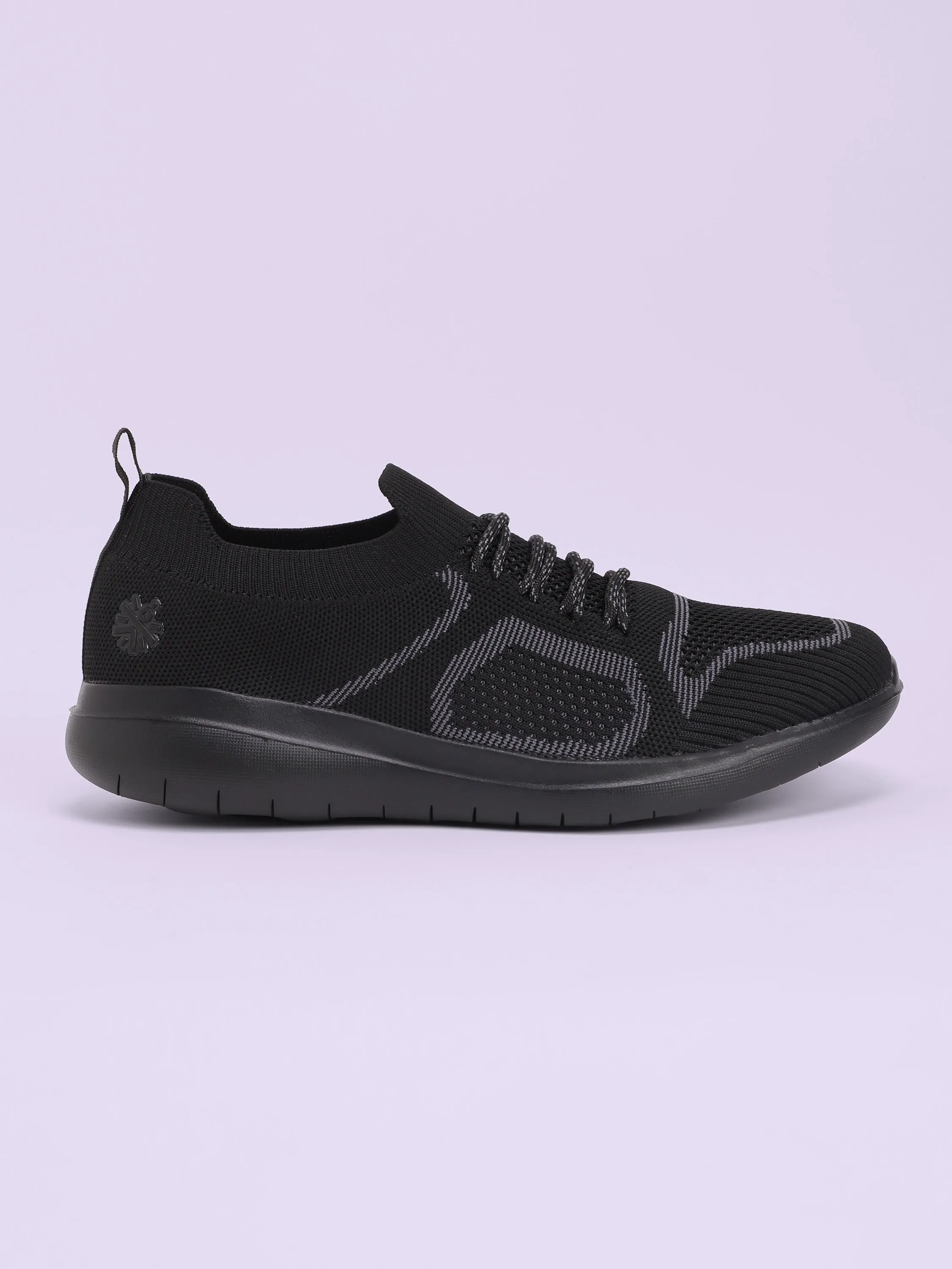 EZ  Pace Men's Walking Shoes - Black