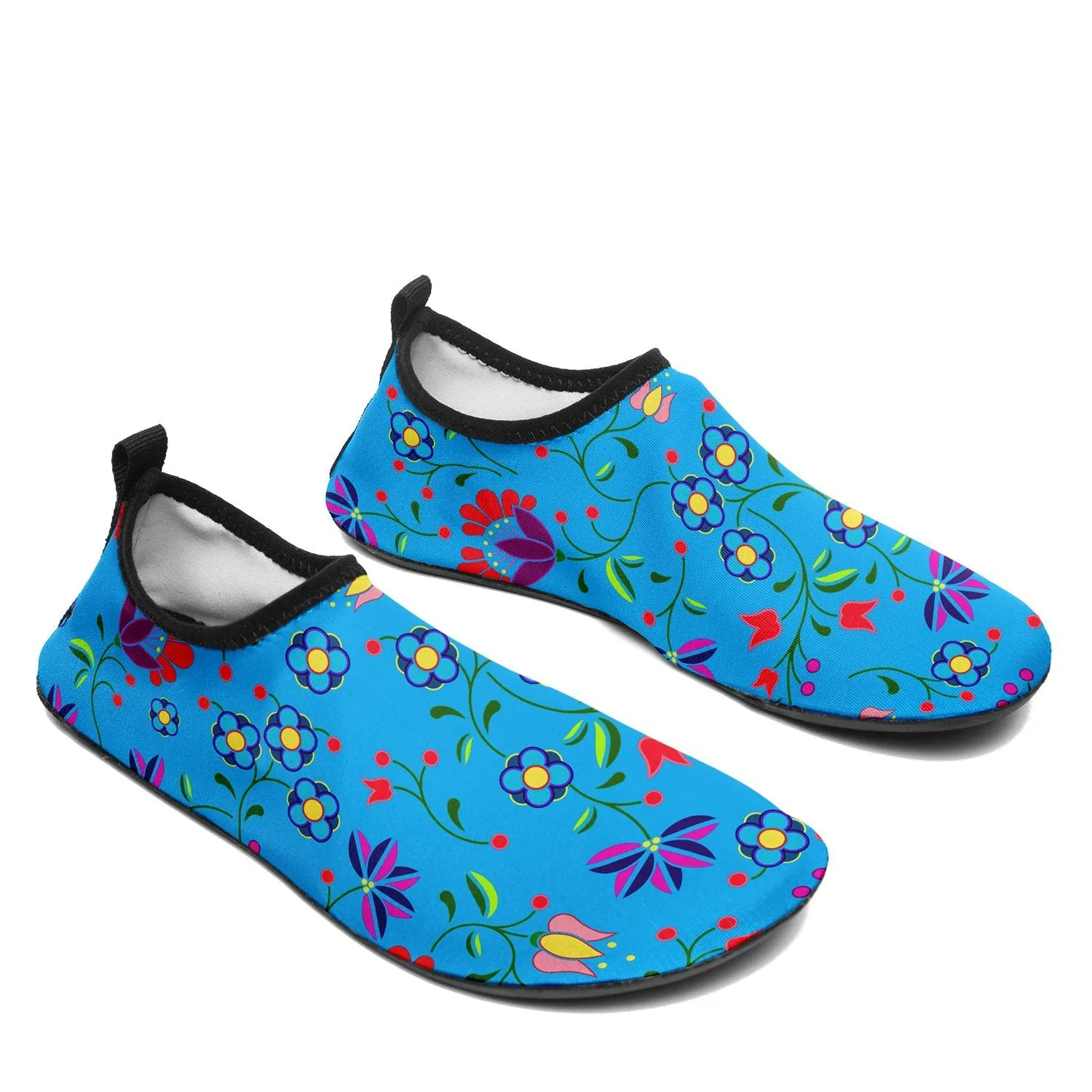 Fleur Indigine Ciel Sockamoccs Kid's Sockamoccs Slip On Shoes