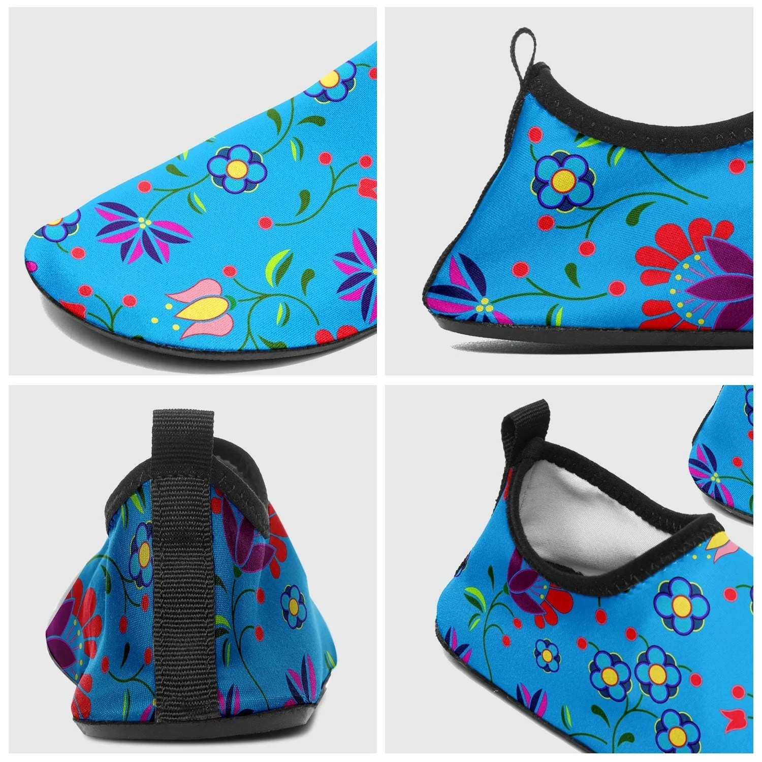 Fleur Indigine Ciel Sockamoccs Kid's Sockamoccs Slip On Shoes