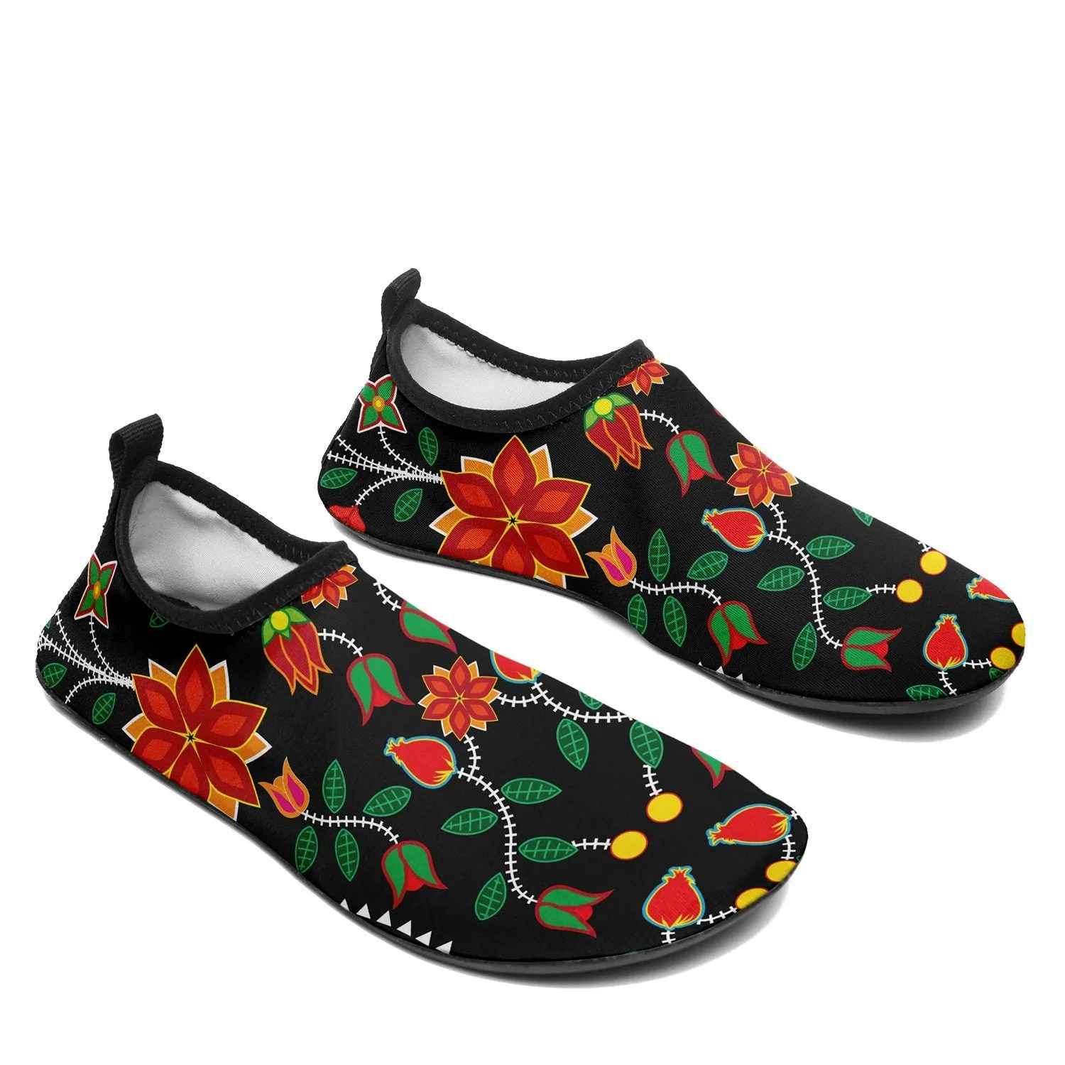 Floral Beadwork Six Bands 2 Sockamoccs