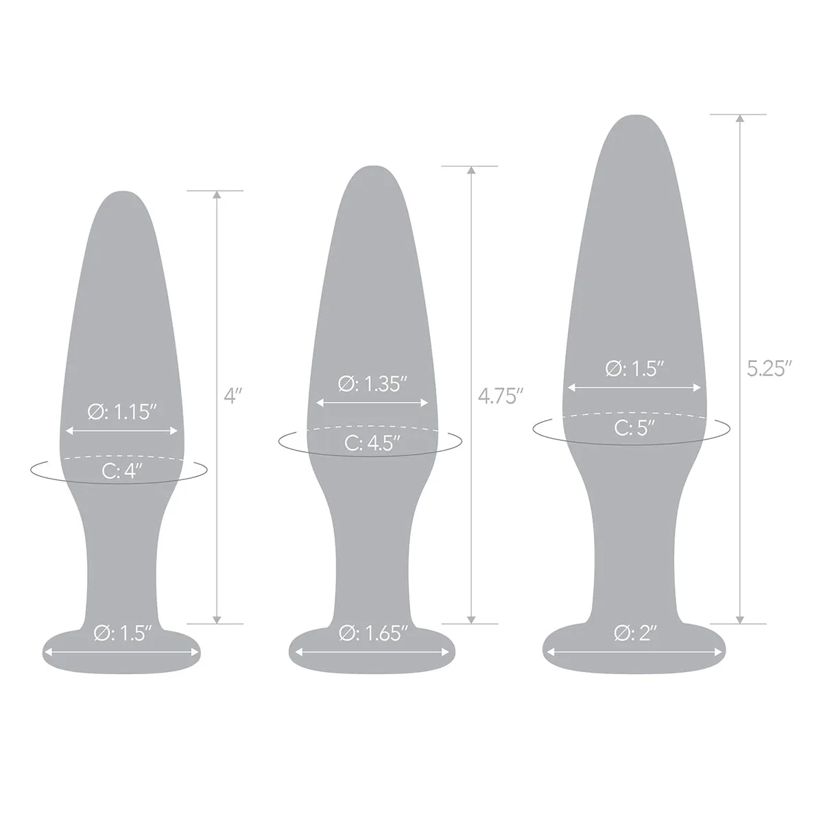 GLAS 3 Piece Anal Training Set