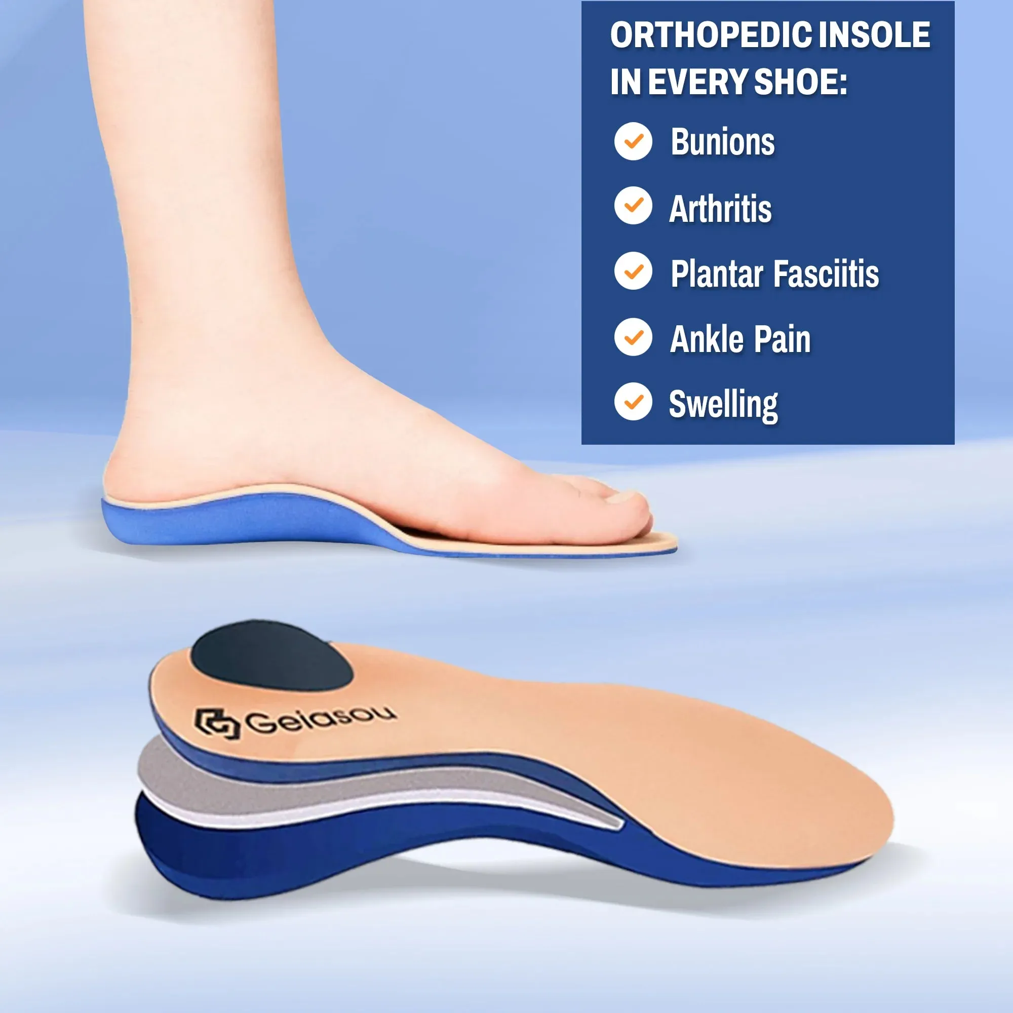 GRW Orthopedic Women Shoes Ultra Lightweight Breathable Casual Walking Shoes