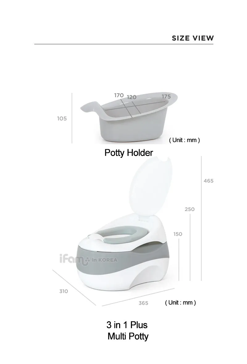 Ifam 3 in 1 Plus Multi Baby Potty