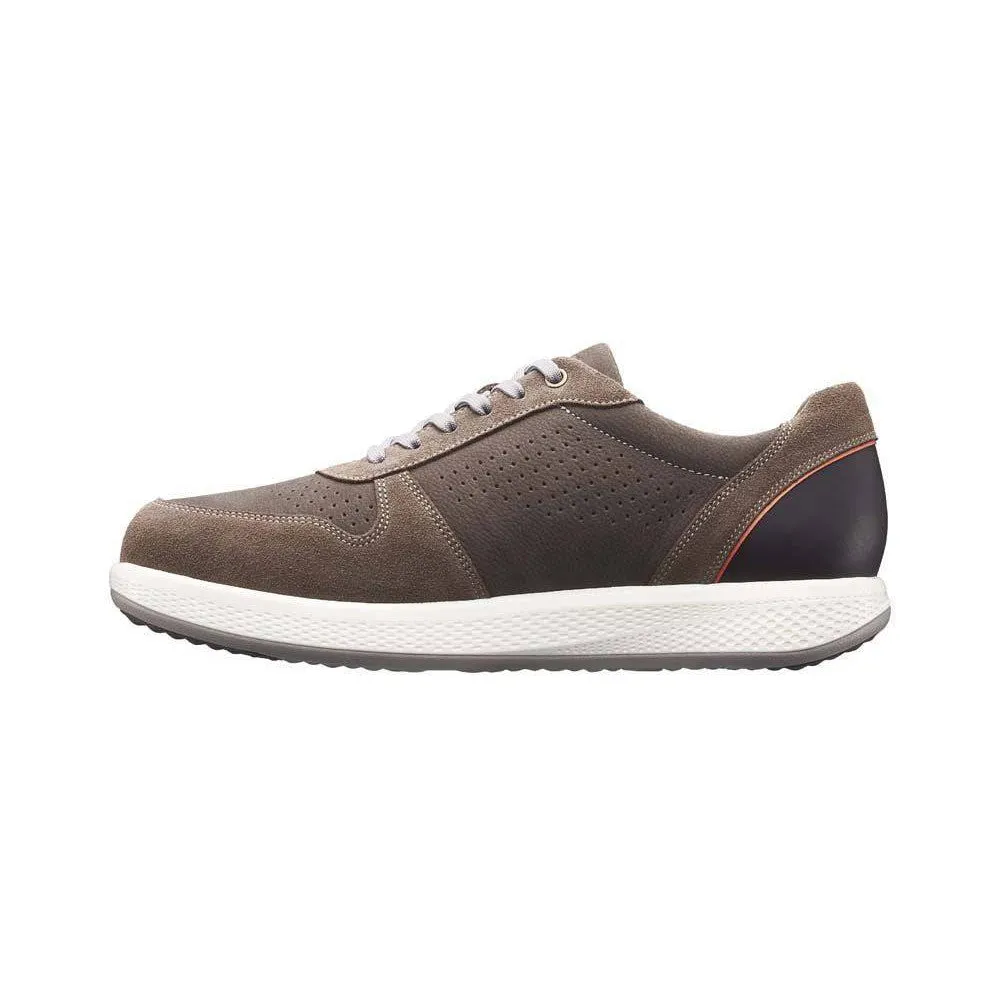 Joya Sven Brown Mens Brown Nubuck Arch Support Lace Up Shoes