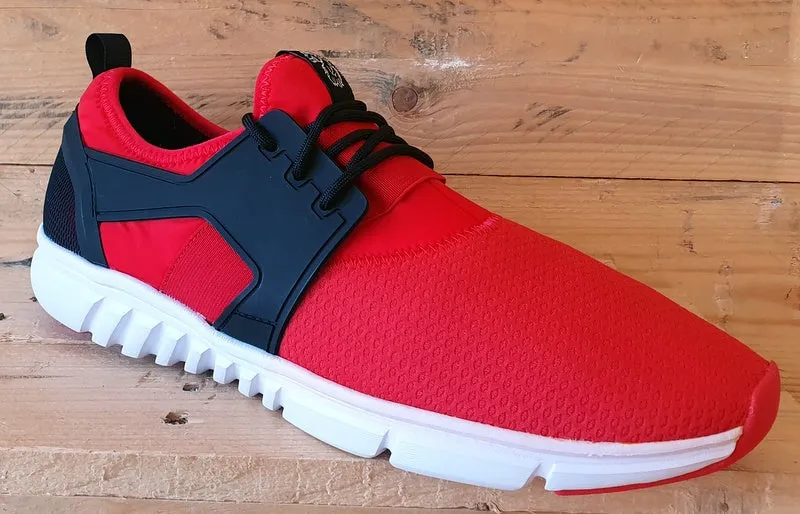 Luke Classic Running Low Textile Trainers UK11/US12/EU45 Red/White/Black