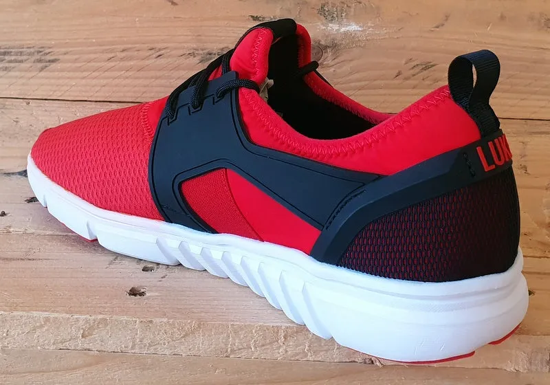 Luke Classic Running Low Textile Trainers UK11/US12/EU45 Red/White/Black