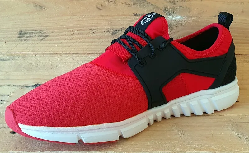 Luke Classic Running Low Textile Trainers UK11/US12/EU45 Red/White/Black