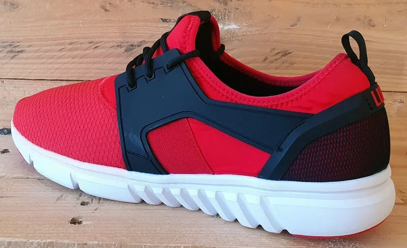 Luke Classic Running Low Textile Trainers UK11/US12/EU45 Red/White/Black