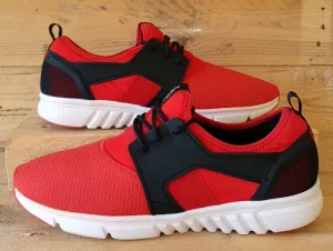 Luke Classic Running Low Textile Trainers UK11/US12/EU45 Red/White/Black