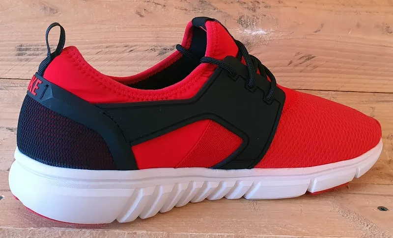 Luke Classic Running Low Textile Trainers UK11/US12/EU45 Red/White/Black