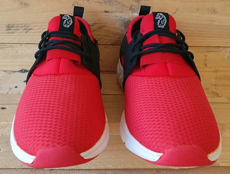 Luke Classic Running Low Textile Trainers UK11/US12/EU45 Red/White/Black