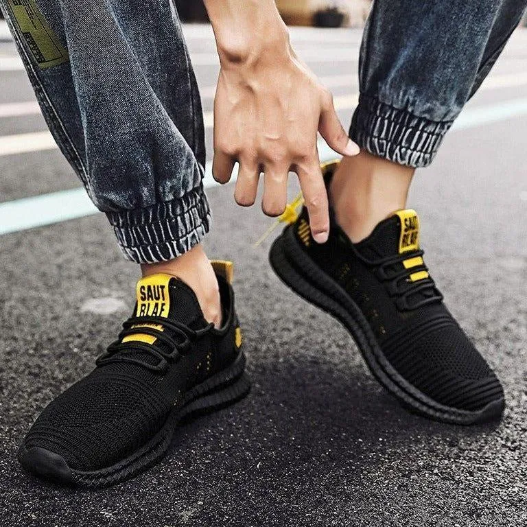 Men's Casual Shoes Trendy Sneakers 2021 Fashion Mesh Lightweight Vulcanize Shoes