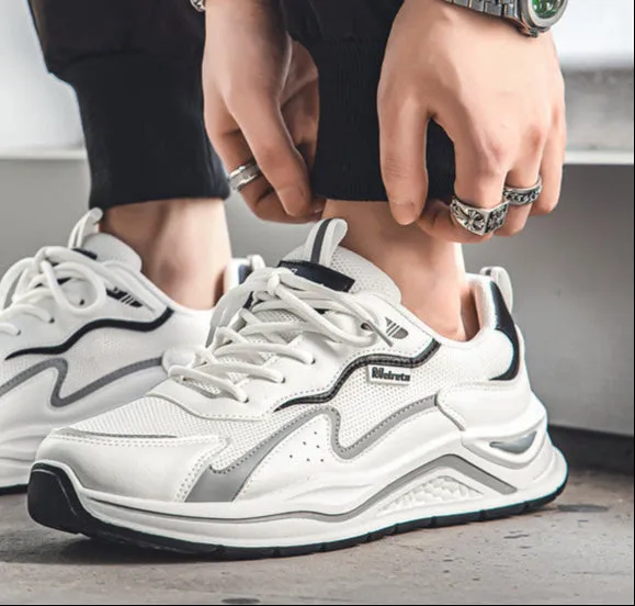 Men's Thick Bottom Heightening Running Shoes