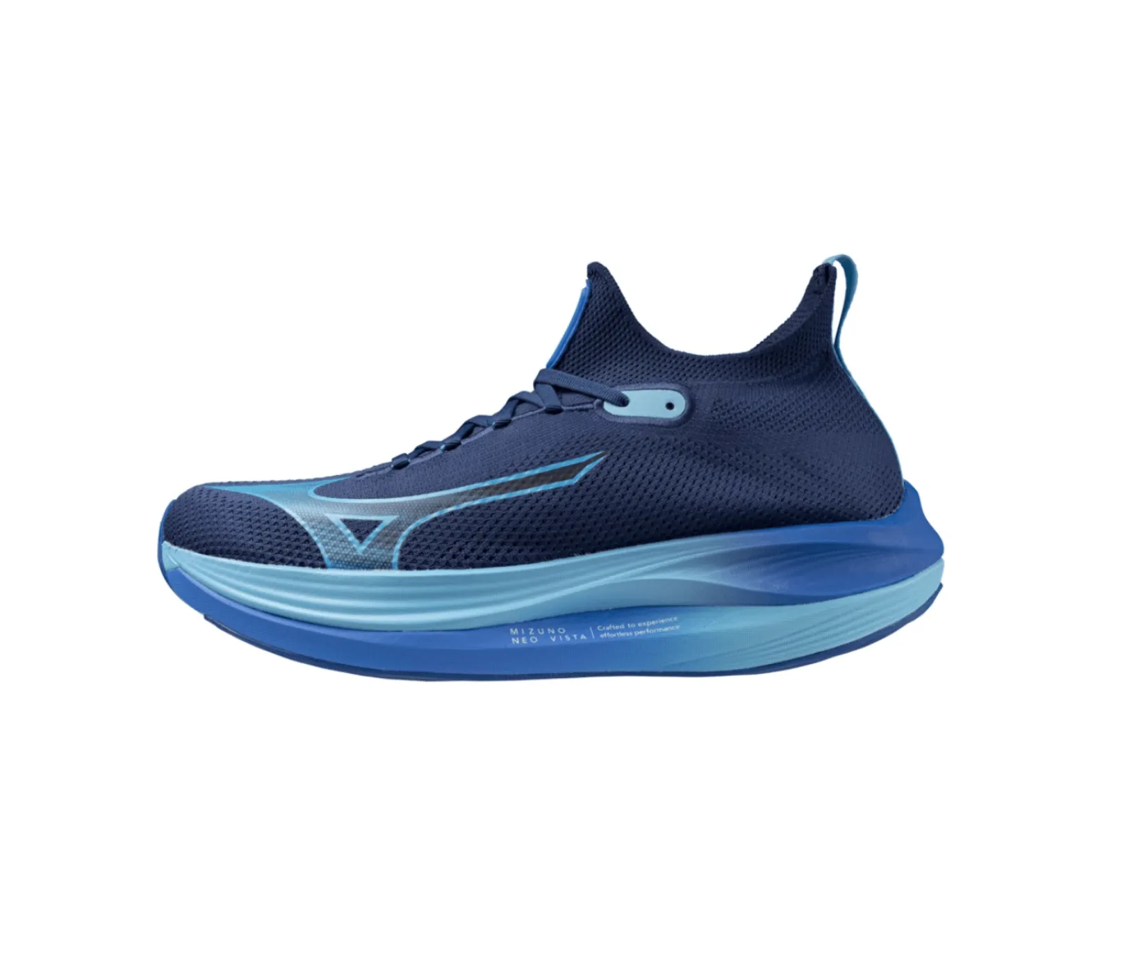 Mizuno Unisex Neo Vista Running Shoes in Blue/river blue/mugen blue AW24