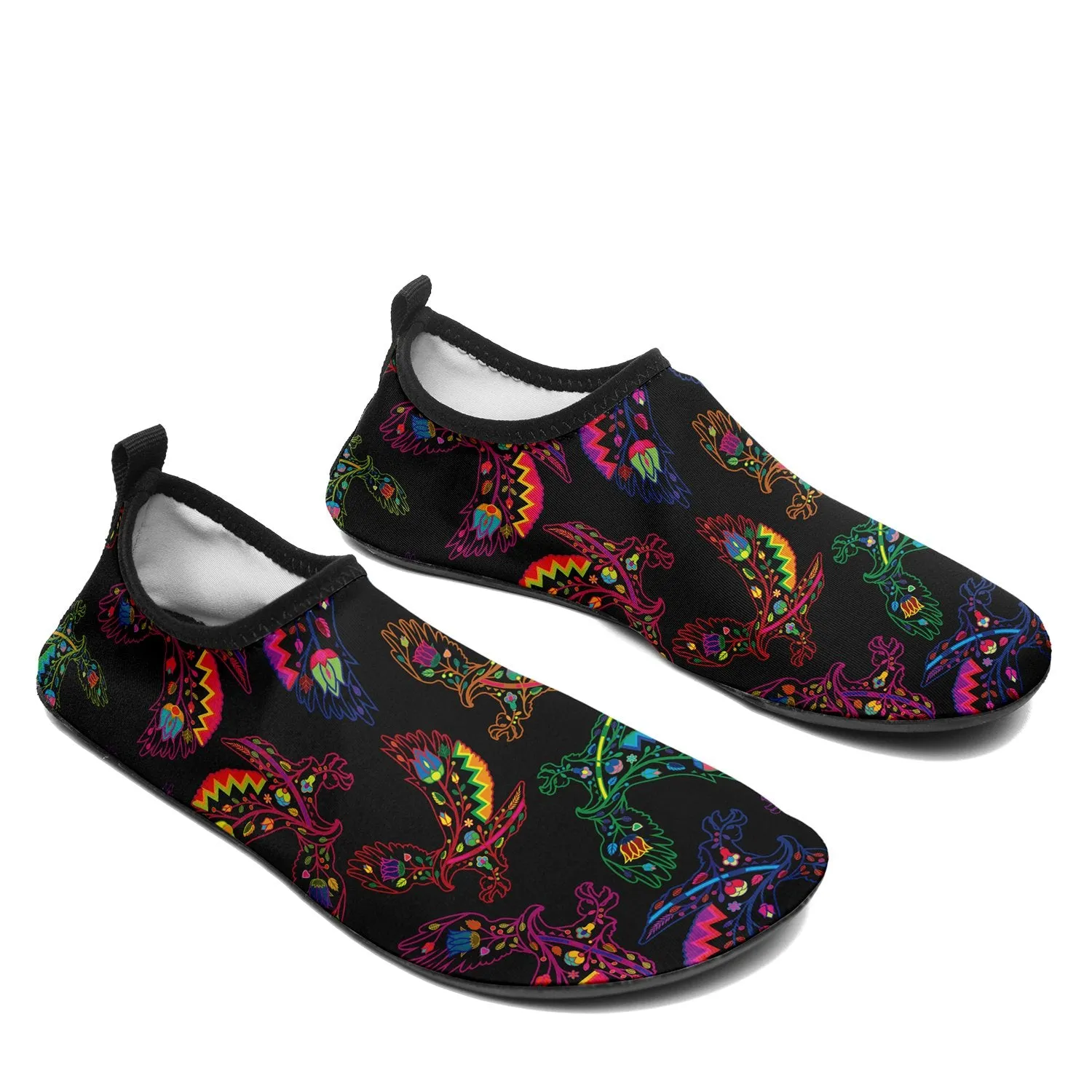 Neon Floral Eagles Sockamoccs