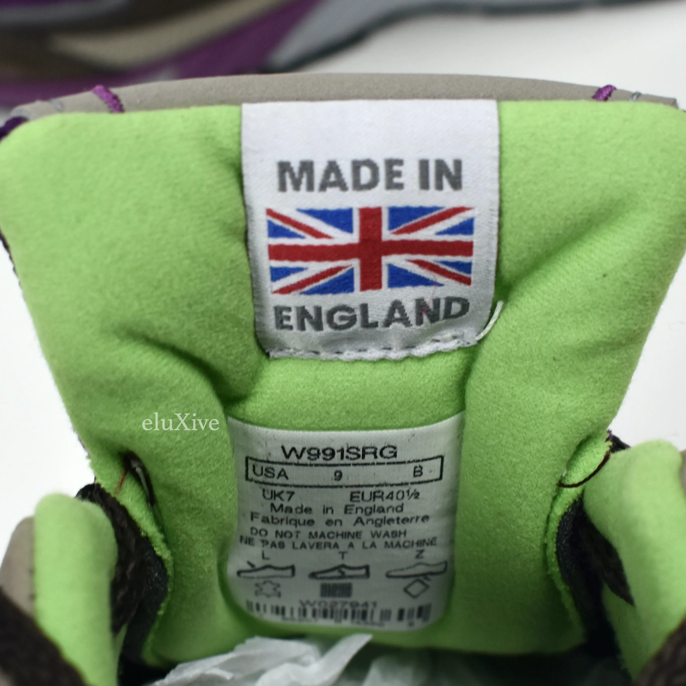 New Balance x Stray Rats - 991 Made in UK Sneakers (Purple/Brown)