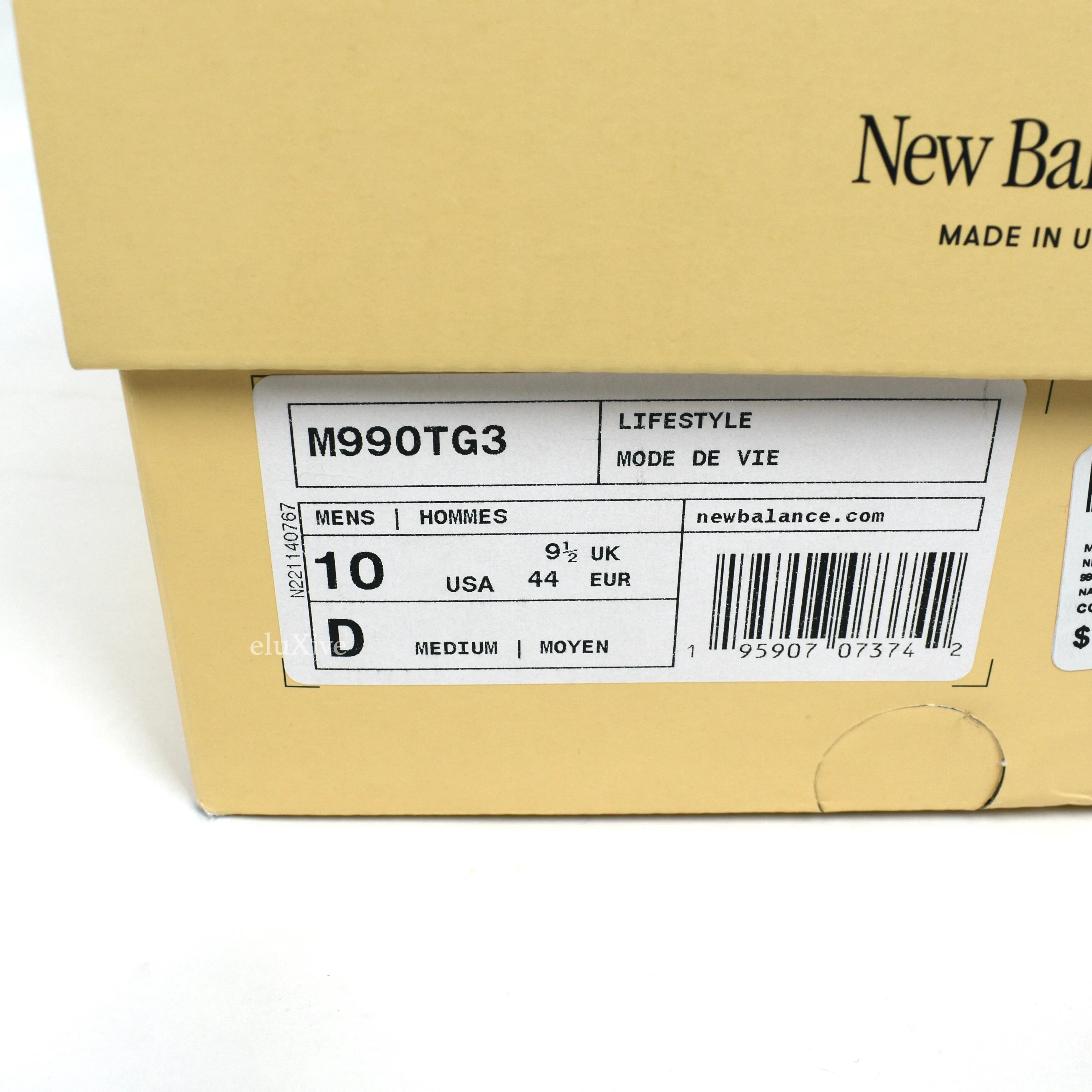 New Balance x Teddy Santis - 990 TG3 Made in USA 'Marblehead' (Gray)