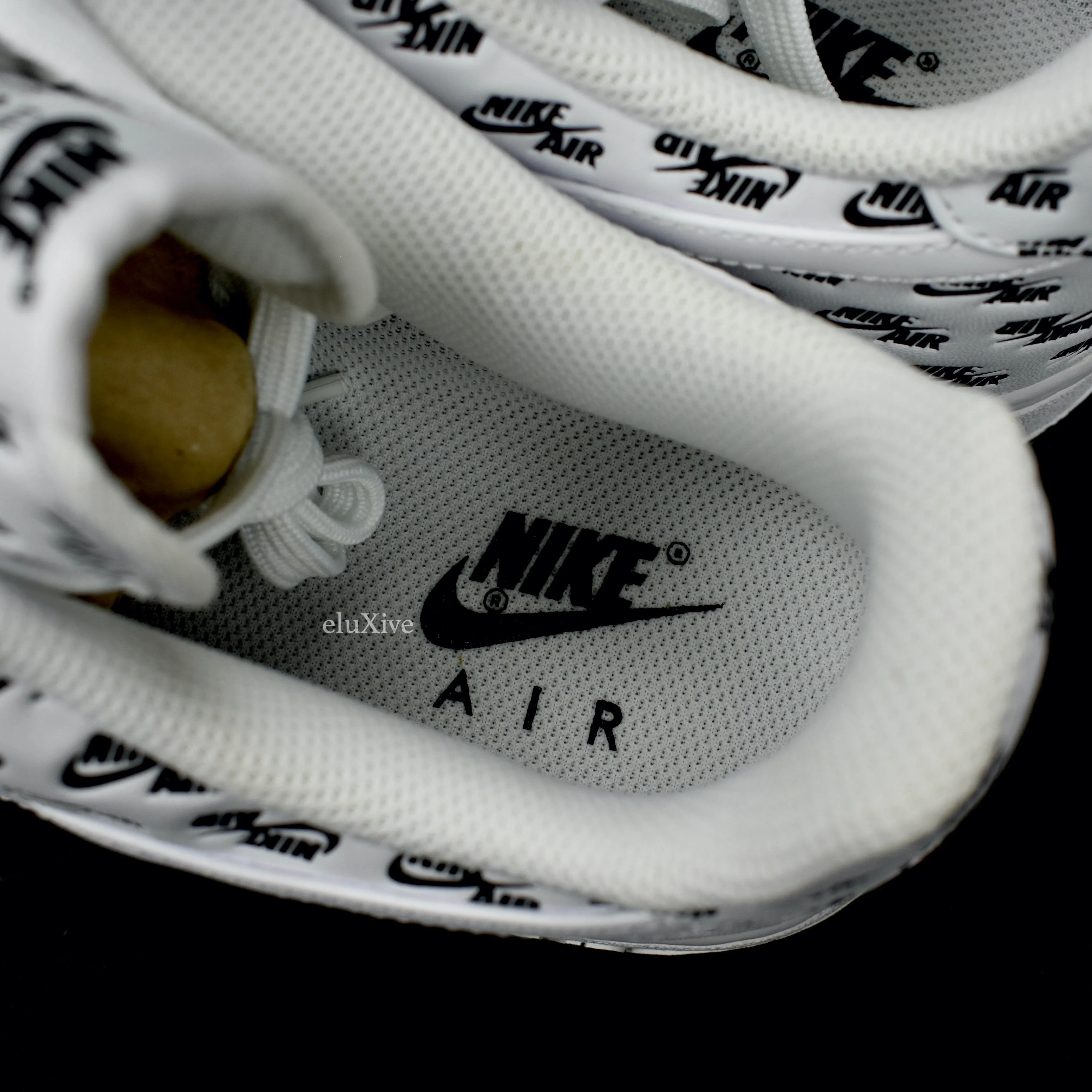 Nike - Air Force 1 '07 QS Allover Logo Print (White)