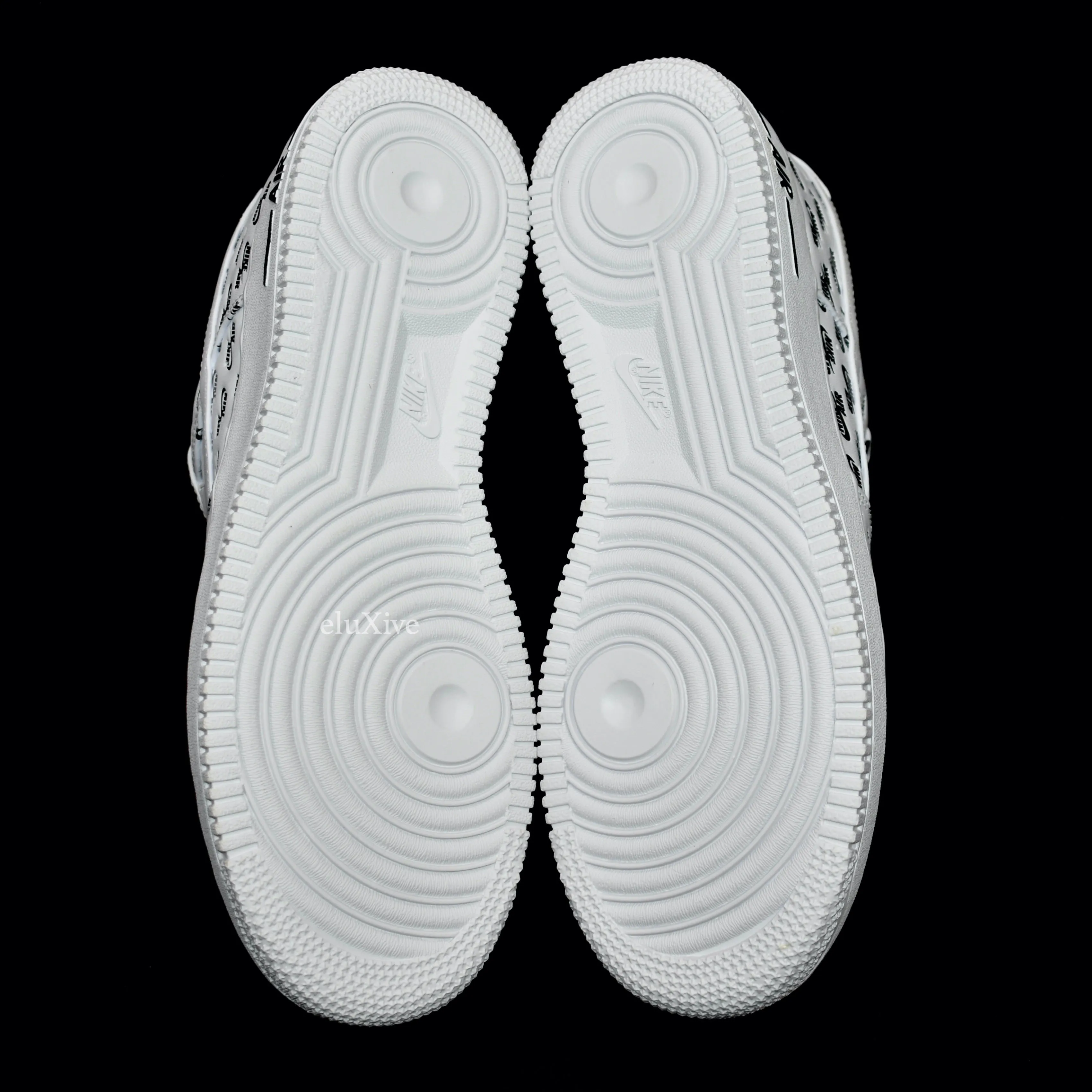 Nike - Air Force 1 '07 QS Allover Logo Print (White)