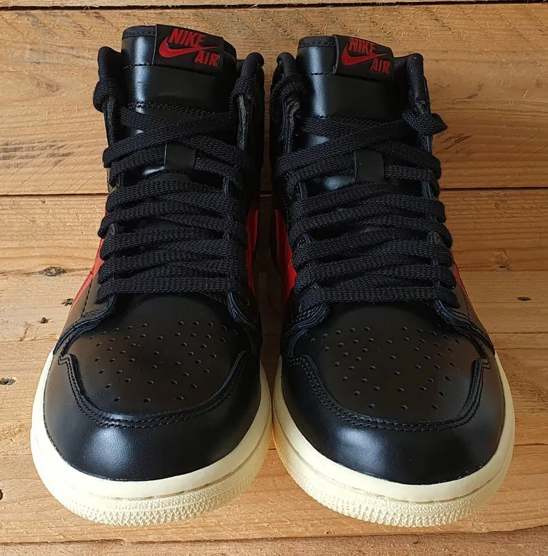 Nike Air Jordan 1 Defiant Couture Leather Trainers UK7/US8/EU41 BQ6682-006 Black