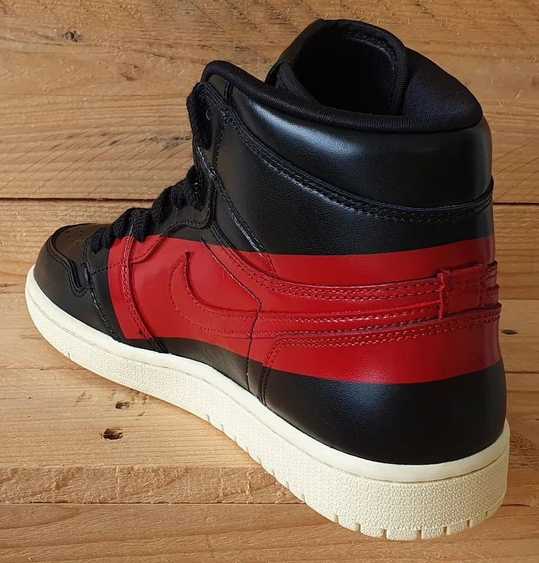 Nike Air Jordan 1 Defiant Couture Leather Trainers UK7/US8/EU41 BQ6682-006 Black