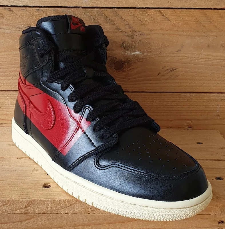 Nike Air Jordan 1 Defiant Couture Leather Trainers UK7/US8/EU41 BQ6682-006 Black