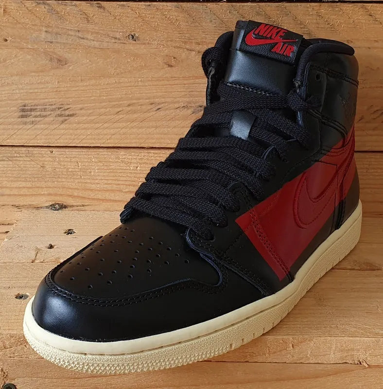 Nike Air Jordan 1 Defiant Couture Leather Trainers UK7/US8/EU41 BQ6682-006 Black