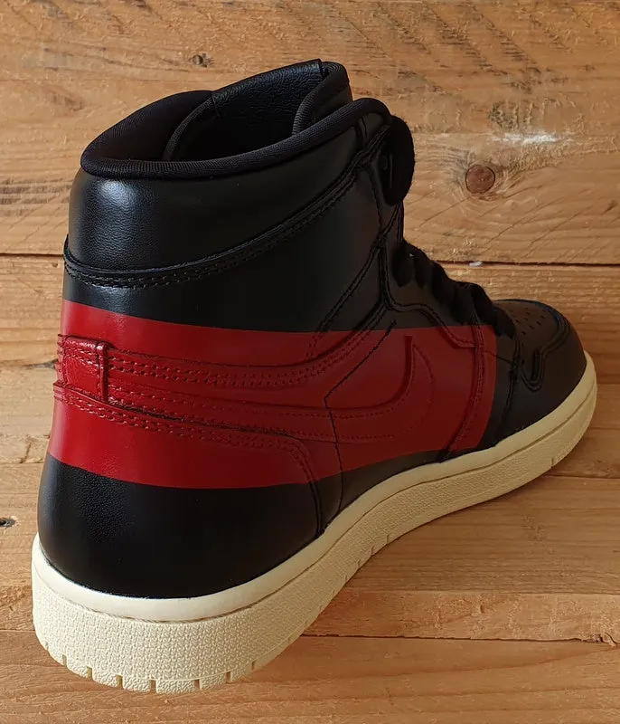 Nike Air Jordan 1 Defiant Couture Leather Trainers UK7/US8/EU41 BQ6682-006 Black