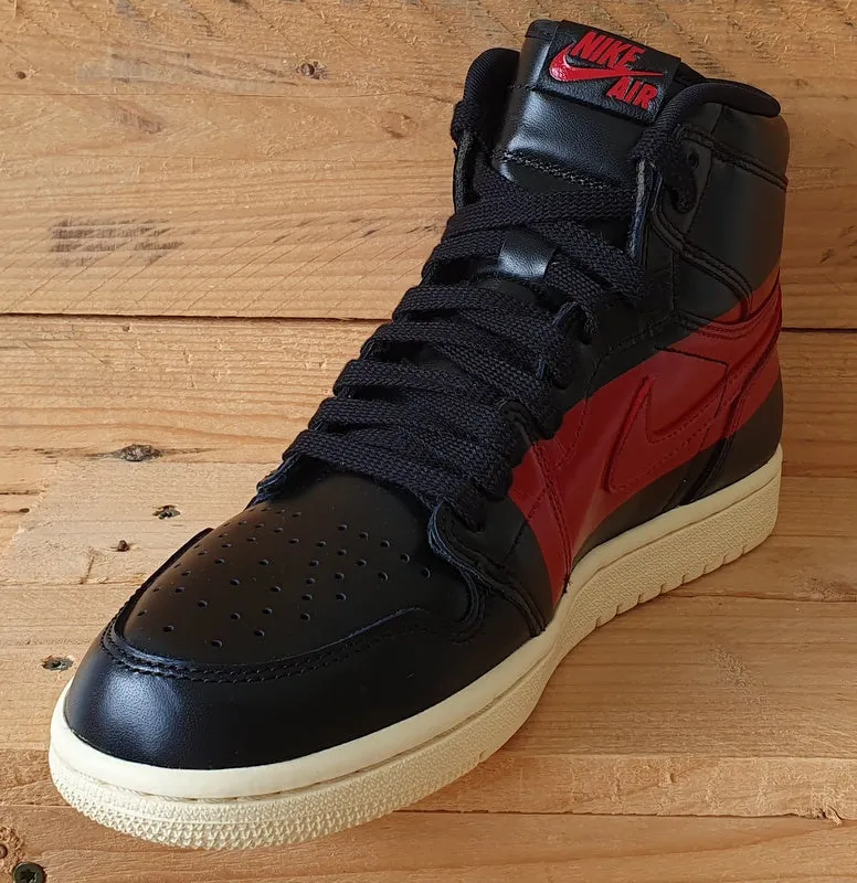Nike Air Jordan 1 Defiant Couture Leather Trainers UK7/US8/EU41 BQ6682-006 Black