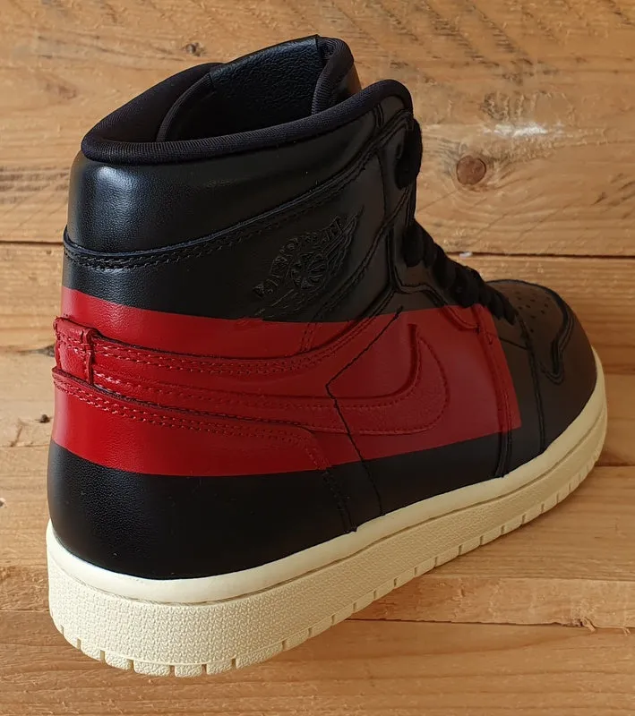 Nike Air Jordan 1 Defiant Couture Leather Trainers UK7/US8/EU41 BQ6682-006 Black