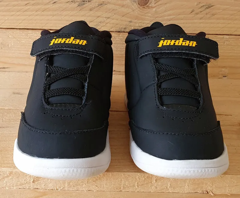 Nike Jordan Big Fund Mid Kids Trainers UK7.5/US8C/EU25 CD9650-007 Black/White