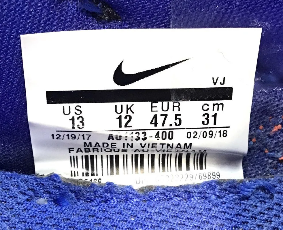 Nike Men's Air Huarache Drift AO1133-400 Blue Athletic Shoes - Size 13
