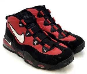 Nike Men's Air Max Uptempo 95 CK0892-600 Black Red Athletic Shoes - Size 9
