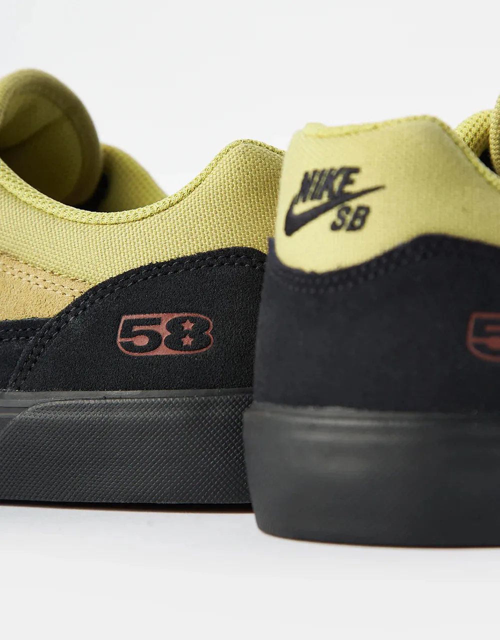Nike SB Malor TE Skate Shoes - Buff Gold/Black-Black-Cinnamon