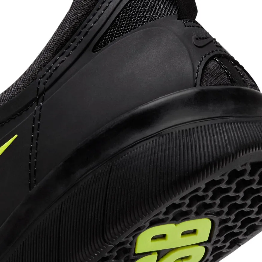Nike SB Nyjah Free 2 Skateboard Shoe - Black/Cyber-Black-Black