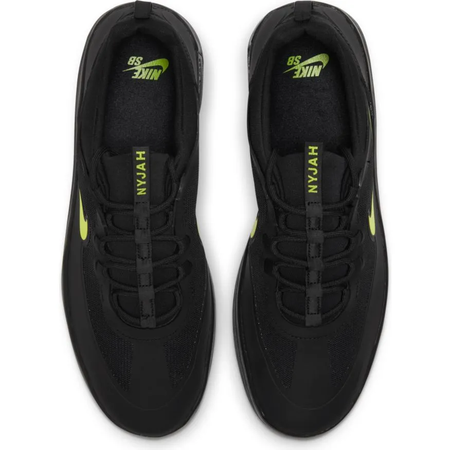 Nike SB Nyjah Free 2 Skateboard Shoe - Black/Cyber-Black-Black