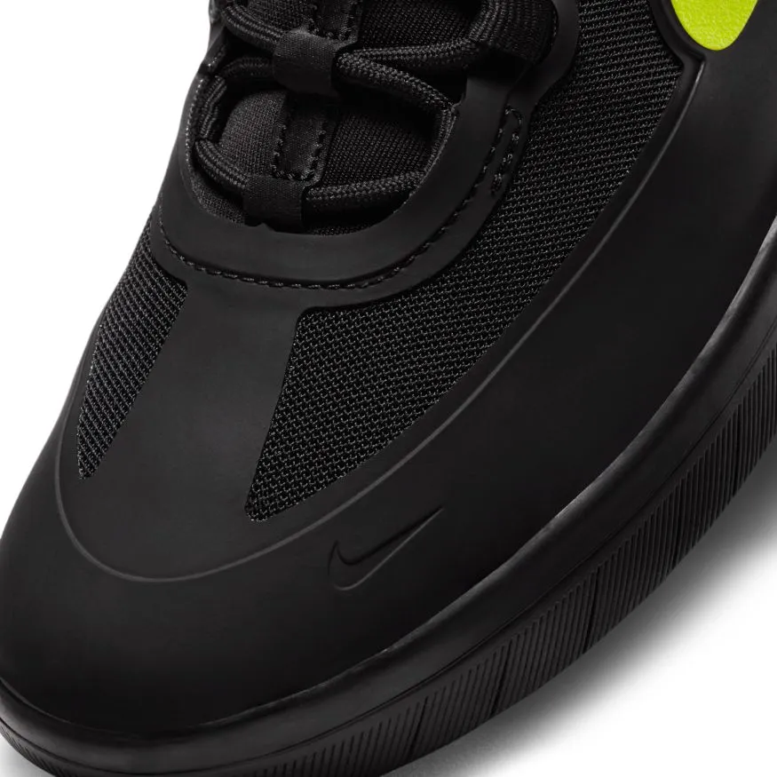 Nike SB Nyjah Free 2 Skateboard Shoe - Black/Cyber-Black-Black