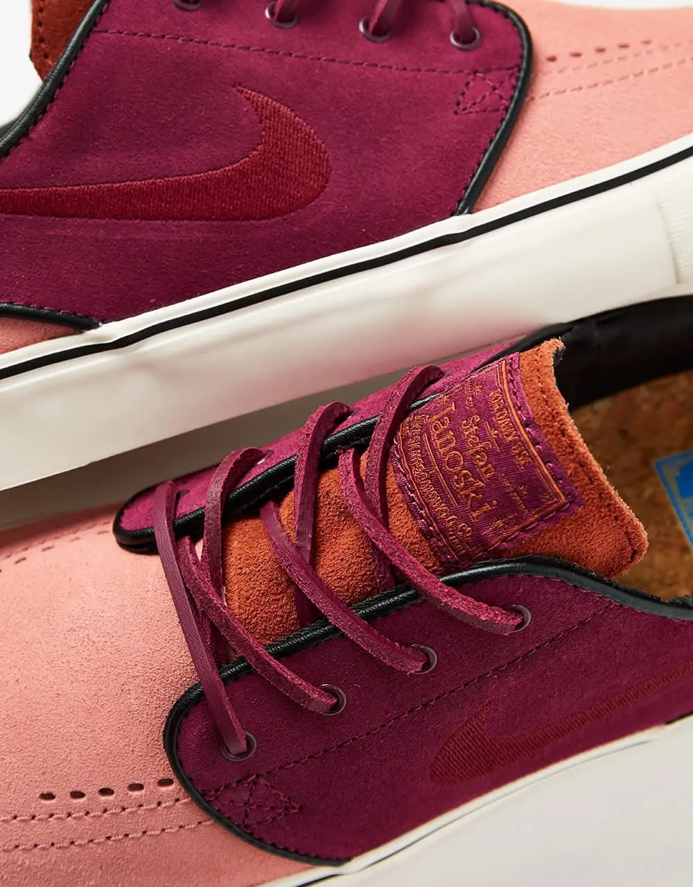 Nike SB Zoom Janoski OG  Skate Shoes - Red Stardust/Team Red-Rosewood