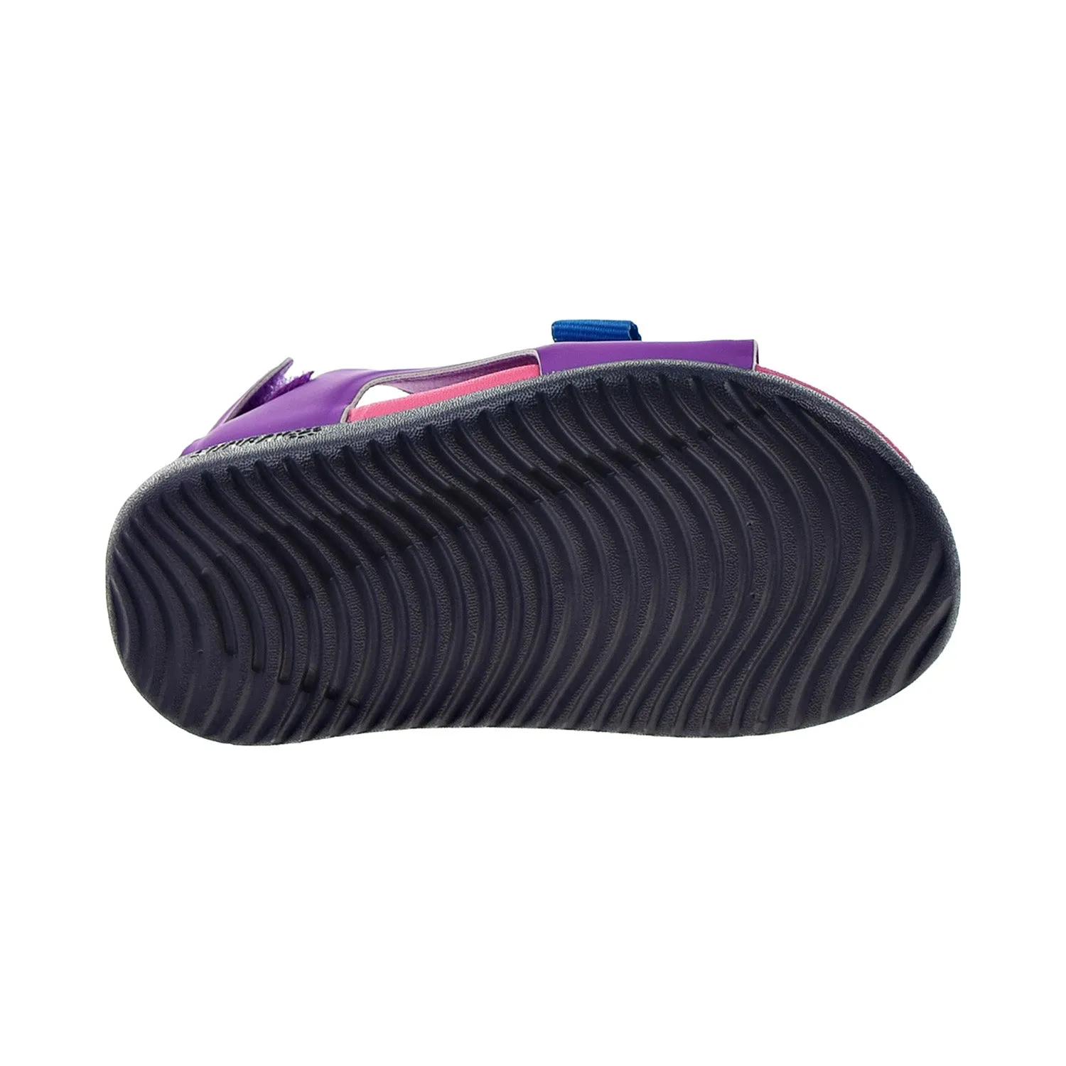 Nike Sunray Adjust 5 (TD) Toddlers' Sandals Purple Nebula-Metallic Silver