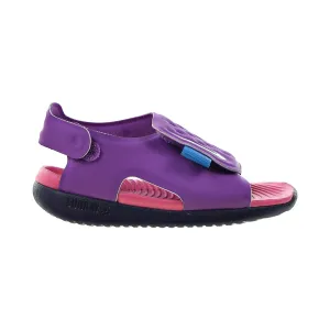 Nike Sunray Adjust 5 (TD) Toddlers' Sandals Purple Nebula-Metallic Silver