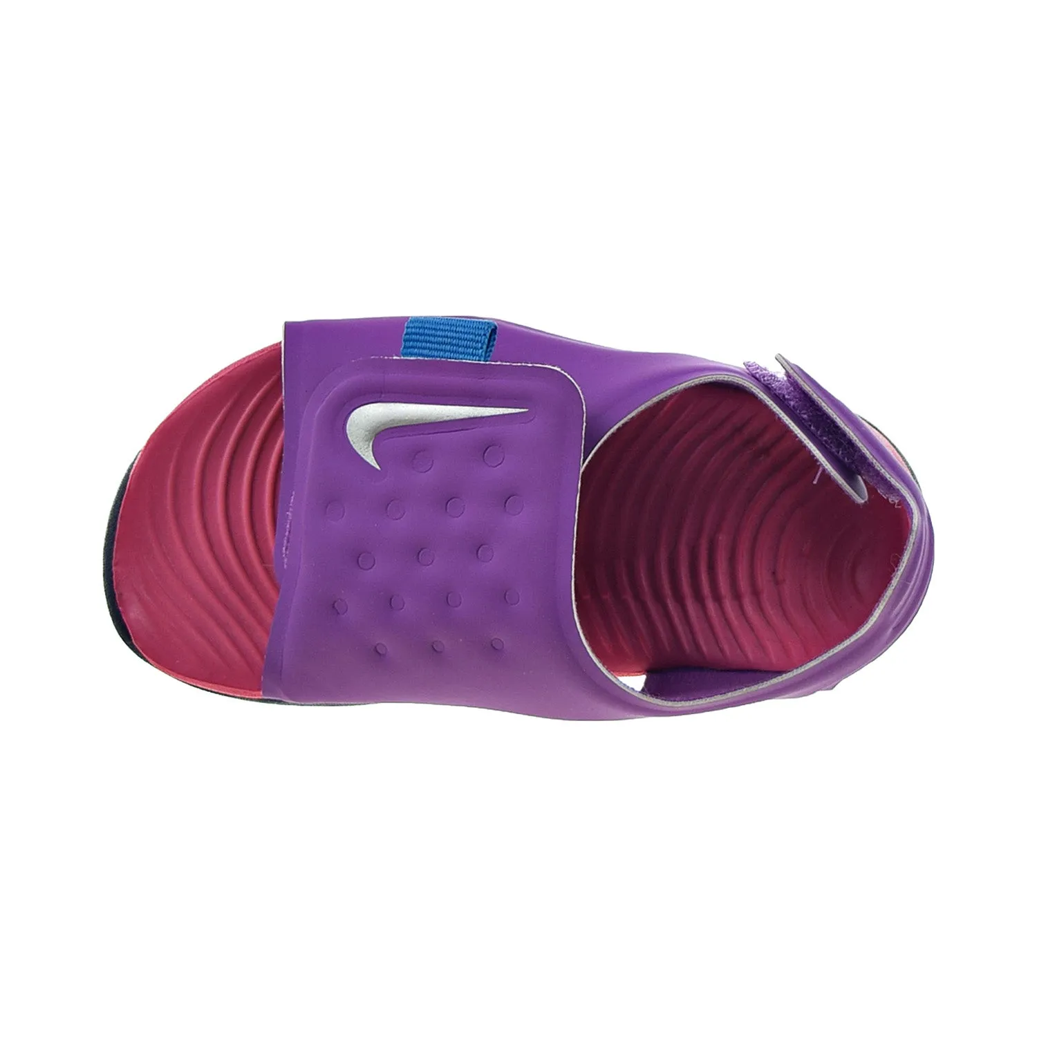 Nike Sunray Adjust 5 (TD) Toddlers' Sandals Purple Nebula-Metallic Silver