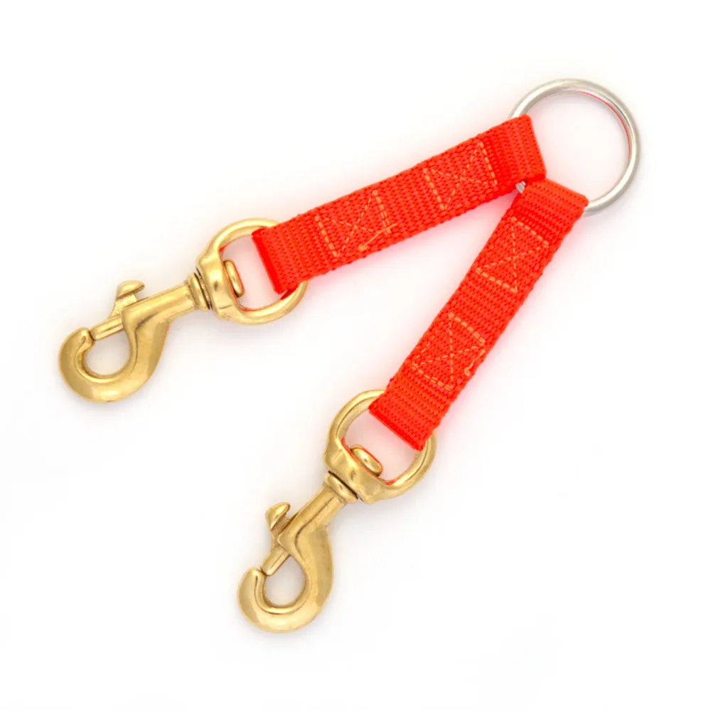 Nite Lite Two Dog Nylon Coupler
