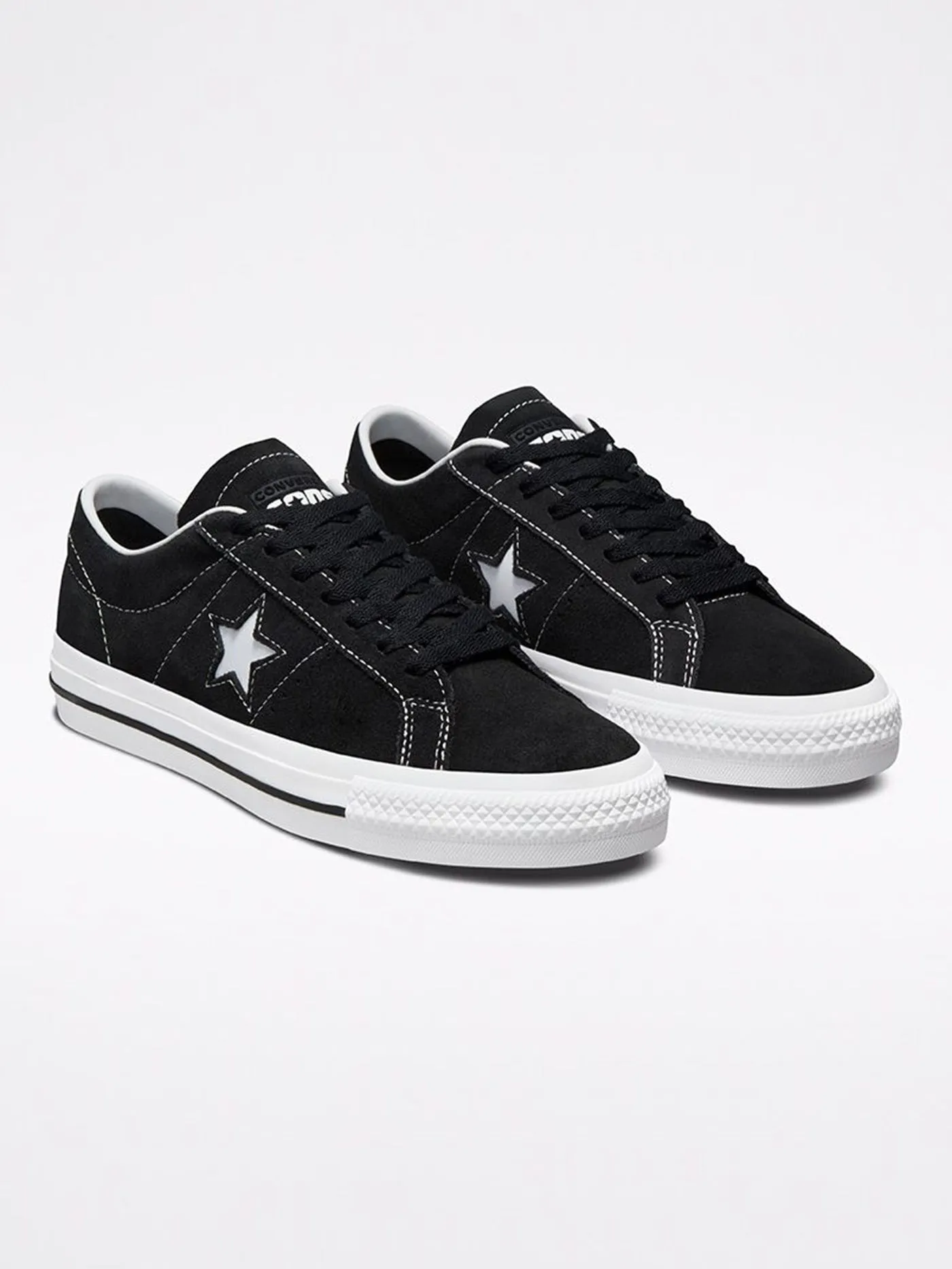 One Star Pro Low Top Black/Black/White Shoes